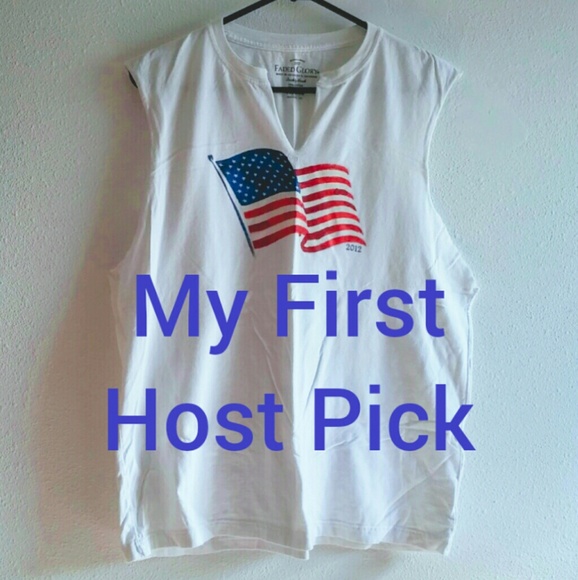 Faded Glory Other - 🚹 Faded Glory American Flag Sleeveless Tee